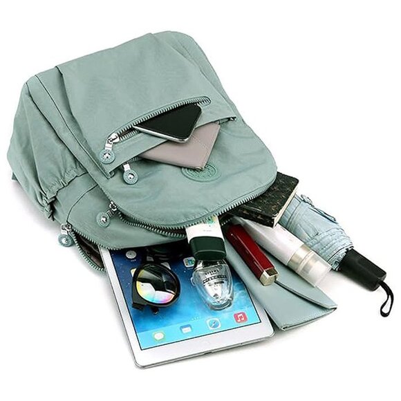 Bags Small Nylon Women Backpack Purse Light Green Poshmark